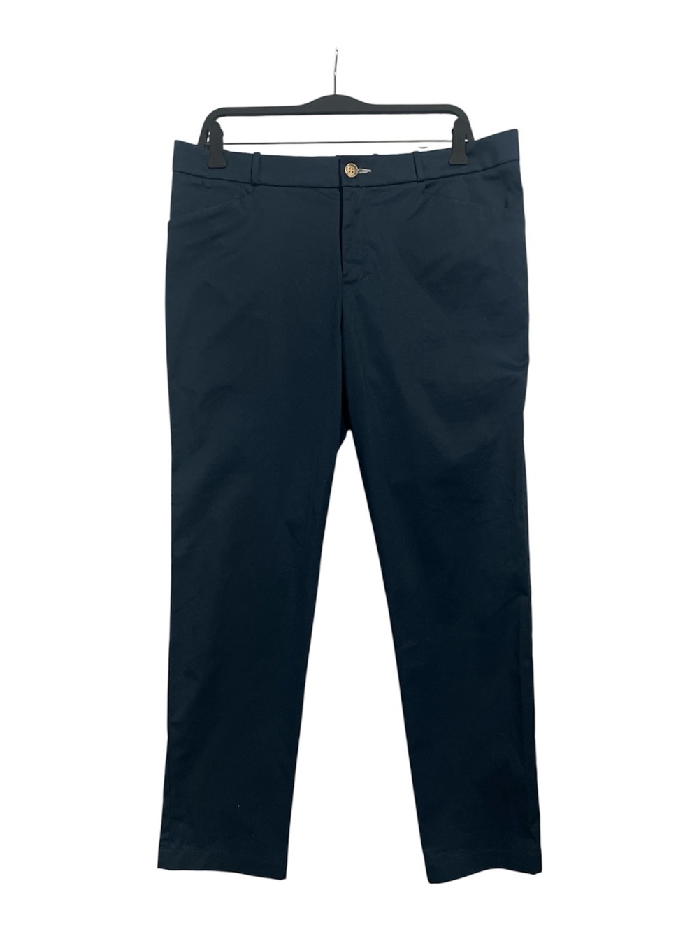 Kirrin Finch Pants Womens 12 Navy Blue Cotton Stretch The Windsor Chino Trousers
